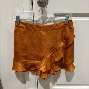 Altar’d state burnt orange skort